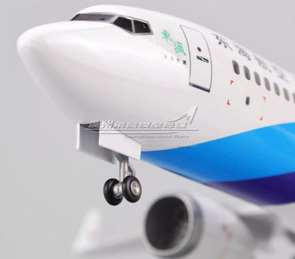 47CM 1:85 DONGHAI AIRLINES BOEING 737 MAX Airplane Landing gear Resin Model