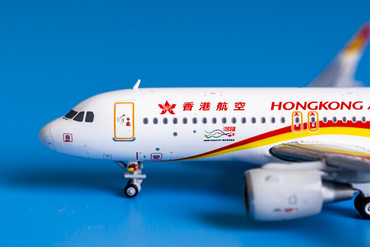 1:400 JC Wings HONGKONG AIRLINES AIRBUS A320 Passenger Airplane Diecast Model