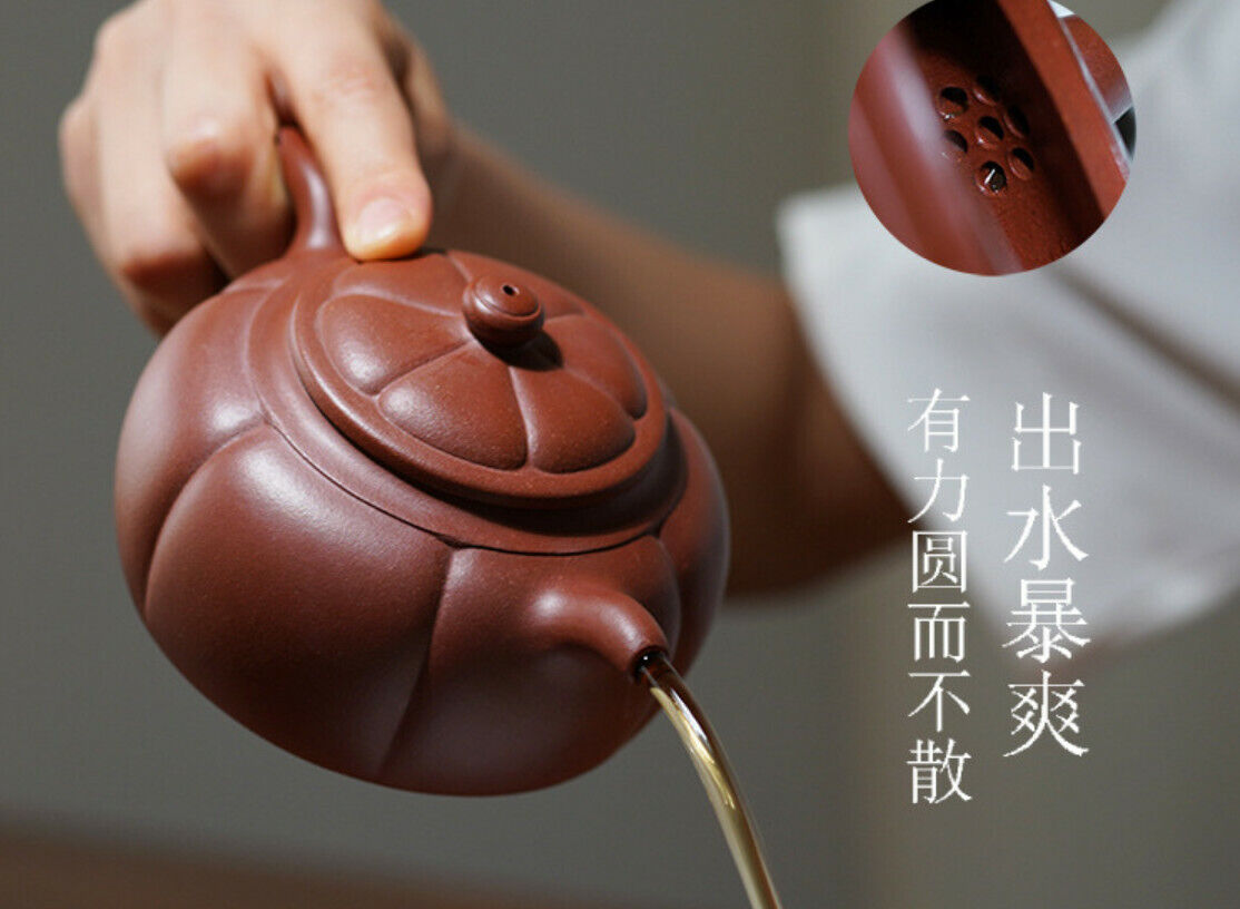 280cc China Yixing Handmade Purple Clay Teapot Jiangbao Clay ChanYi Gongfu Teapot-