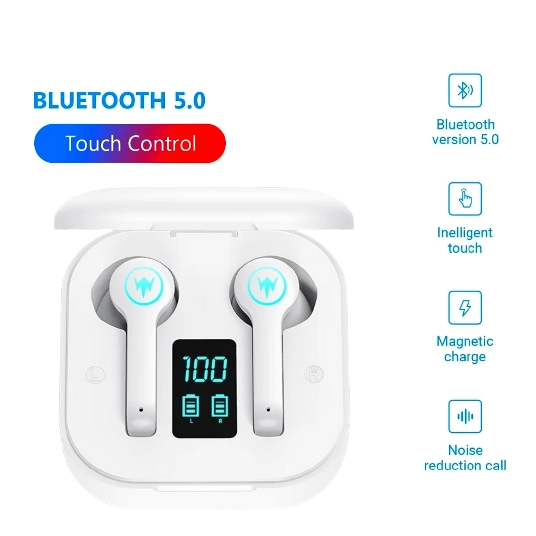 Audifonos Bluetooth 5.0 Inalambricos Auriculares para Telefonos Celular Tablet