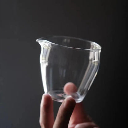 Glass Transparent Fairness Cup 150ml 5.1oz Chinese Kung Fu Tea Set Tea Pitcher