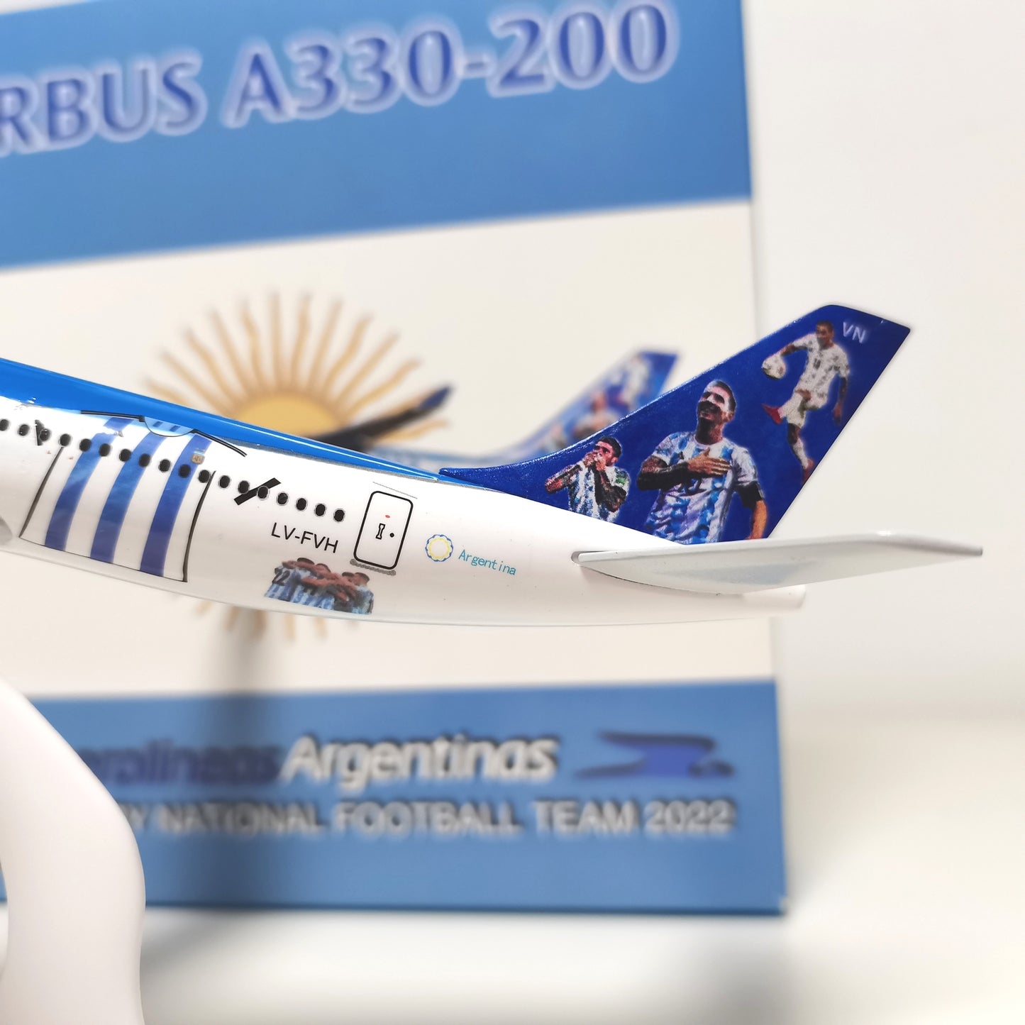 20CM Aerolineas Argentinas AIRBUS A330-200 Passenger Airplane Diecast Model