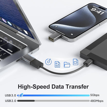 USB-C 3.1 Male to USB A Female Adapter Converter OTG Type C Android Phone Lot