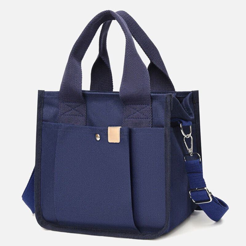 Women Canvas Casual Bag Adjustable Shoulder Strap Handbag Cross Body Bag Tote