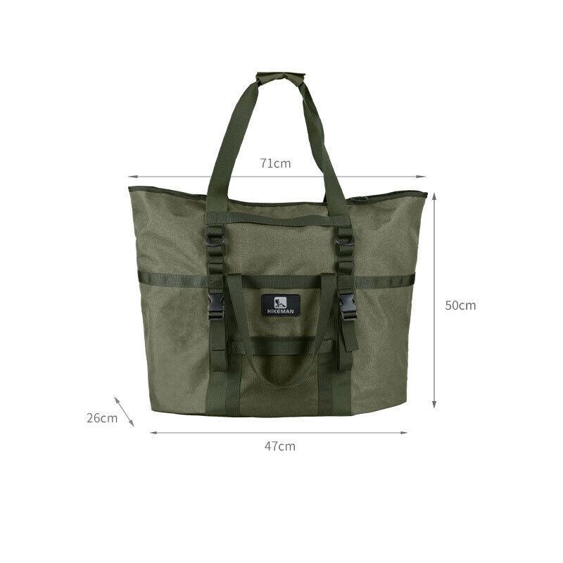 60L Outdoor Camping Storage Bag Large Capacity Backpack Tent Canopy Tote Handbag