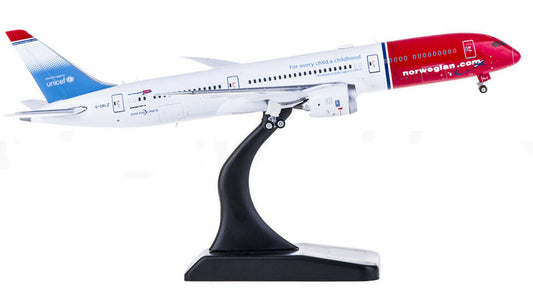 1:400 JC Wings Norwegian Air BOEING 787-9 Passenger Airplane Diecast Plane Model