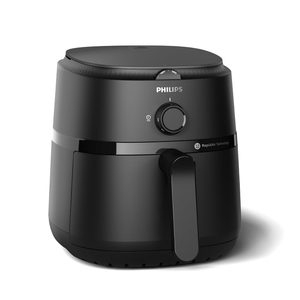 PHILIPS Air Fryer NA120/00 uses up to 90% less fat 1500W 4.2 Liter Black