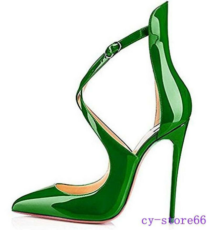 Womens Sexy Pumps Crose Strap Strappy High Heels Pointed Toe Sandals US4.5-11.5