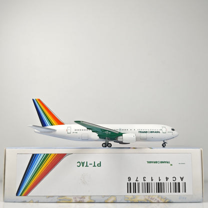1:400 Aeroclassics Transbrasil B767-200 PT-TAC Passenger Plane Diecast Model