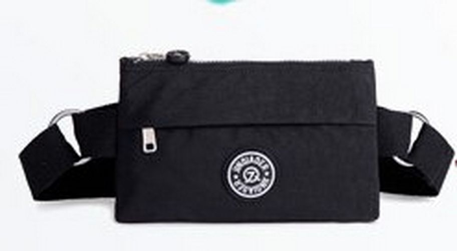 Fashionable Waterproof Bag Casual Nylon Polyester Chest Purse Half Moon Shape