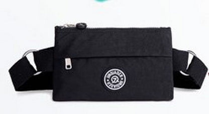Fashionable Waterproof Bag Casual Nylon Polyester Chest Purse Half Moon Shape