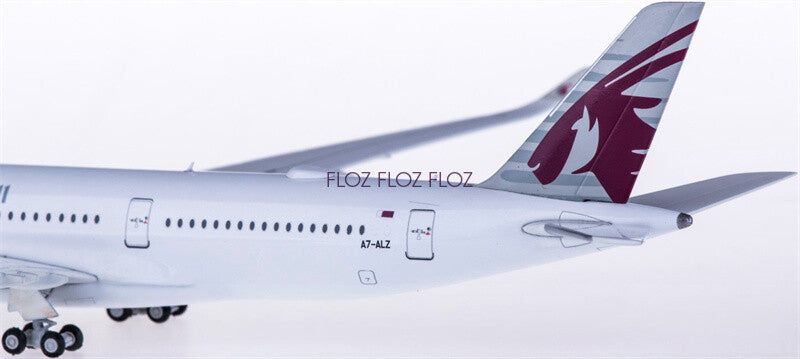 for JC Wings for Qatar for Airbus A350-900 A7-ALZ 1:400 Airplane Pre-built Model