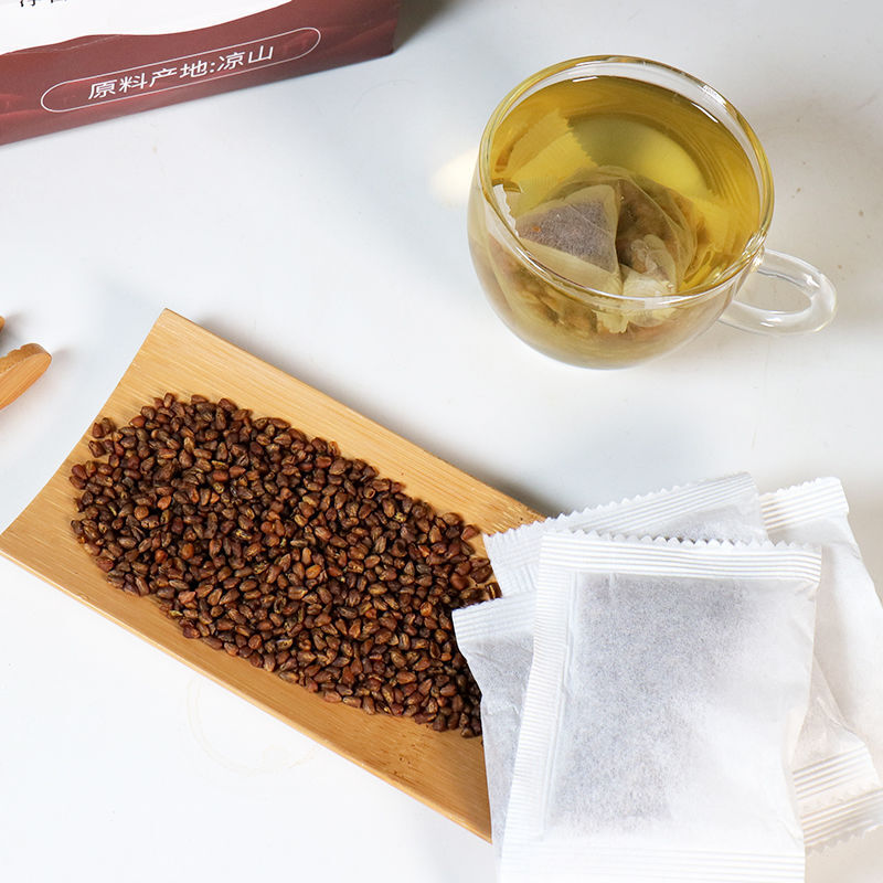 7g*50 Bags Natural Black Tartary Buckwheat Herbal Tea Heikuqiao Herbs Tea Bags