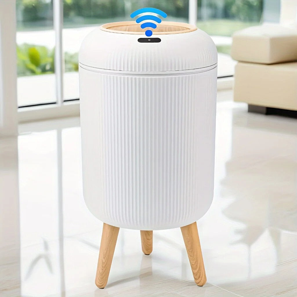 Automatic Trash Can with Lid, Motion Sensor Trash for Bedroom, Bathroom, Kitchen