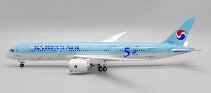 1:200 JC Wings KOREAN AIR BOEING 787-9 Passenger Airplane Diecast Aircraft Model