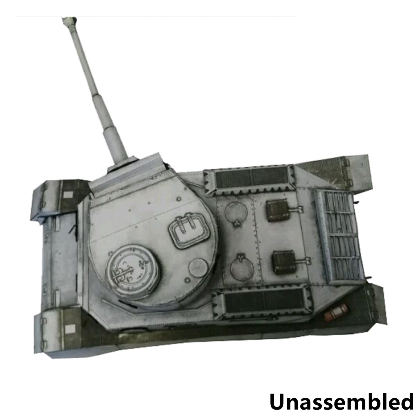 1:35 WW2 German Armoured Fighting Vehicle VI Tiger (P)Heavy Tank Paper Model DIY