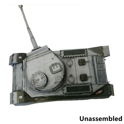 1:35 WW2 German Armoured Fighting Vehicle VI Tiger (P)Heavy Tank Paper Model DIY