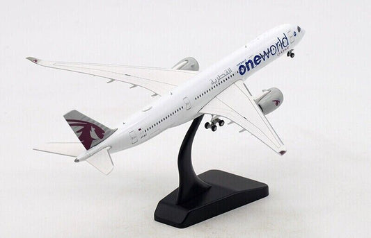 1:400 JC WINGS QATAR AIRWAYS ONE WORLD AIRBUS A350-900 Airplane Diecast Model