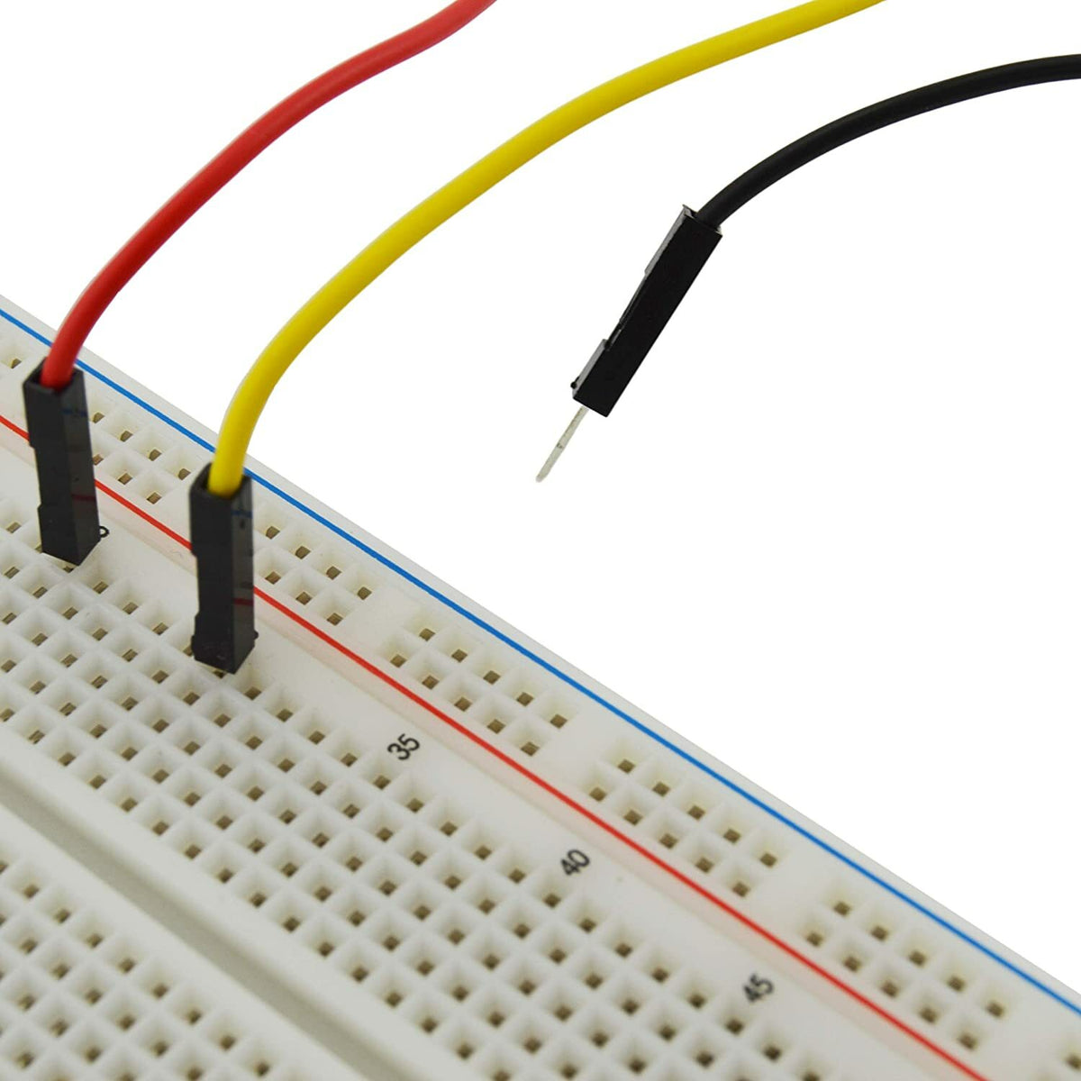 6 Piece Alligator to Test Pin Set, Includes 2 Red, 2 Black, and 2 Yellow Lead...
