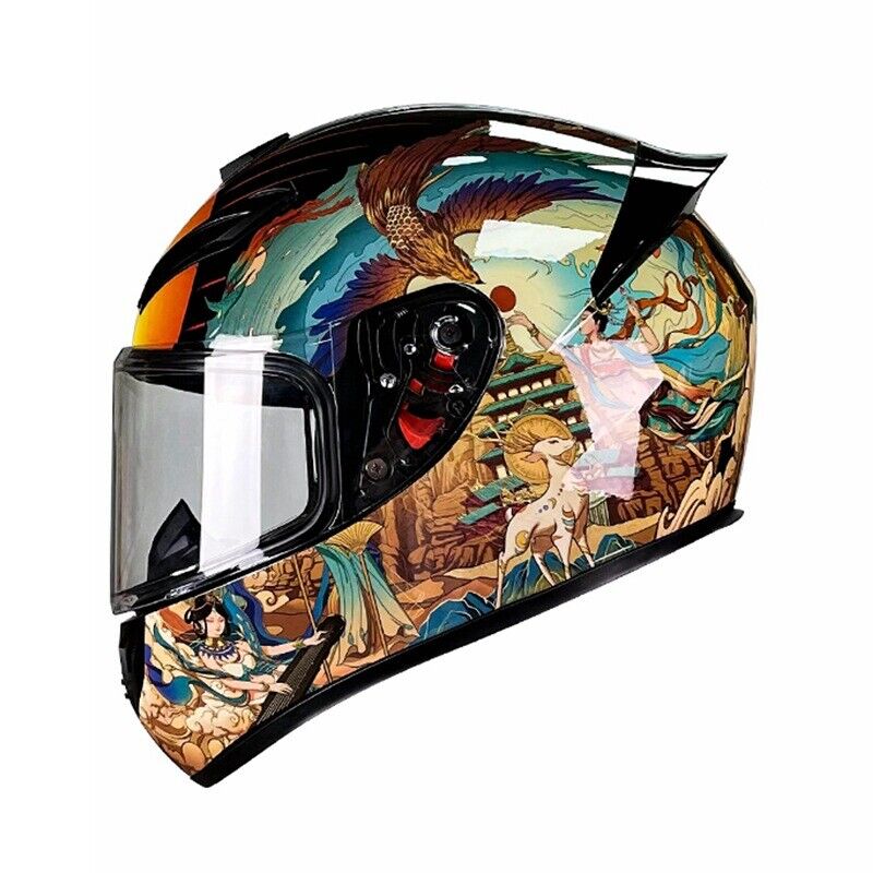 Motorcycle Helmet Full Face Motocross Racing DOT ECE Approved Men's Women's NEW