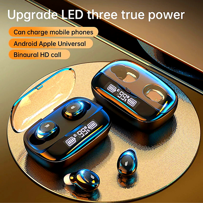 Audifonos inalambricos Bluetooth 5.0 Auriculares para Telefonos con Power Bank