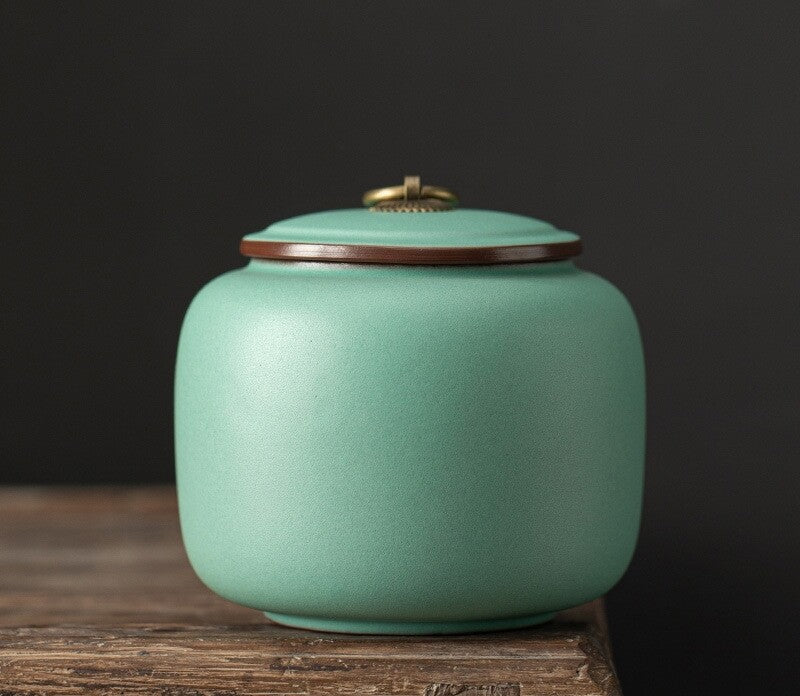 Sealed Canister For Loose Tea Real Yixing Zisha Purple Clay Jar With Lid Small