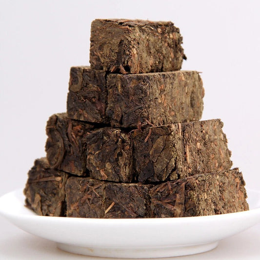 500g 2016 Anhua Dark Tea Instant Hei Cha Mini Brick Fu Zhuan Golden Flower Tea