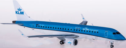 1:200 Herpa KLM Embraer ERJ-190 Passenger Airplane ABS Plastic Aircraft Model