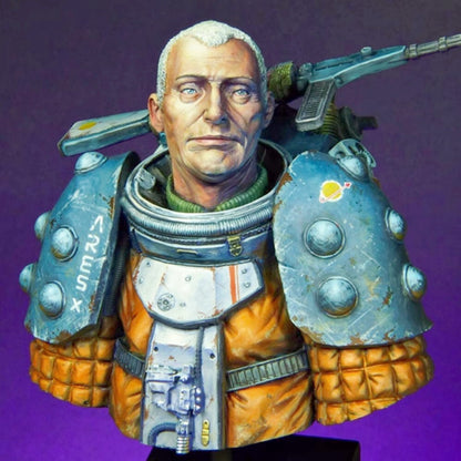 1/10 resin bust figure model Fantasy Warrior Wanderer Bust unassembled unpainted