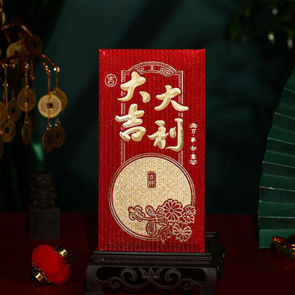 30Pcs Bronzing Red Envelope for Chinese Wedding Supplies New Year Money Bag