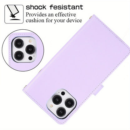 Crossbody Wallet Case for iPhone 16 15 14 13 12 11 Pro Max XR XS 7 8 Plus SE