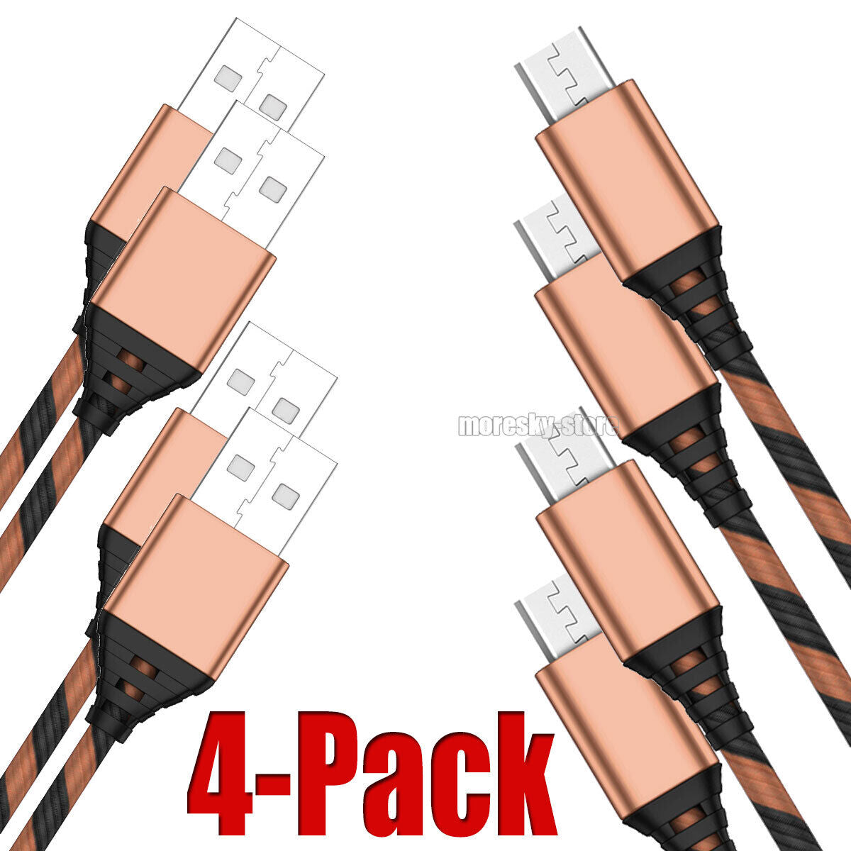 4x Micro USB Charging Cable 3/6/10ft Data Charge Cord For LG Power 2/3 X Charge