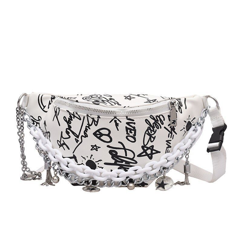 Leather Bag Summer Handbag Trend Fashion Crossbody Bag Casual Street Fanny Pack
