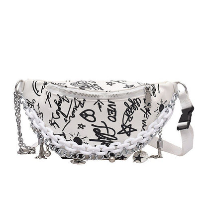 Leather Bag Summer Handbag Trend Fashion Crossbody Bag Casual Street Fanny Pack