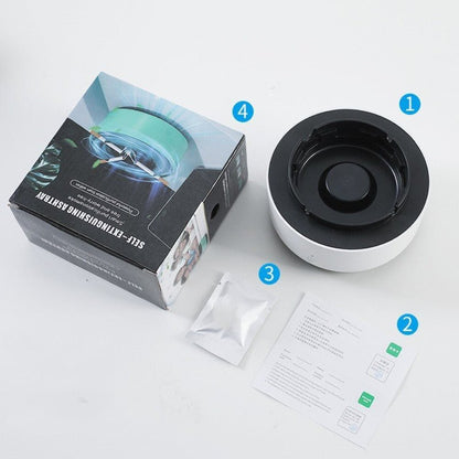 Portable Car Ashtray with Air Purifier – Smokers’ Gadget