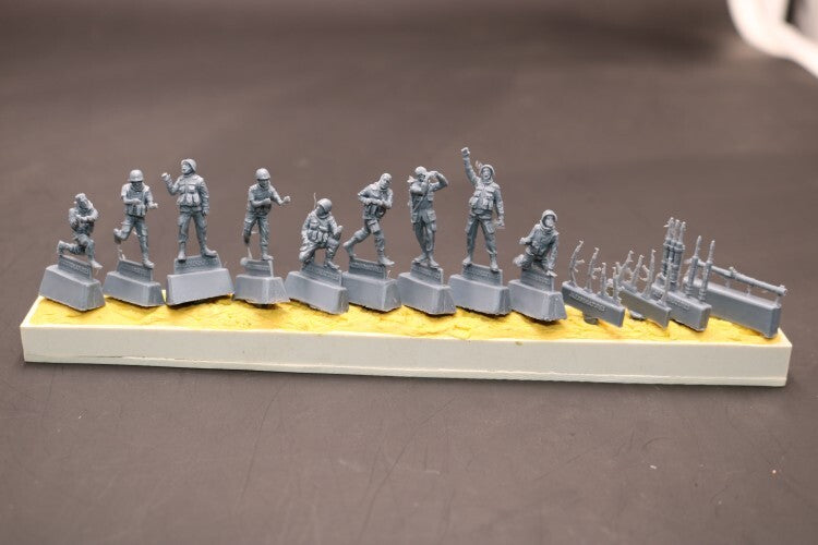 1/72 Resin figure model Afghan Syrian Soldiers mini /3D Printed