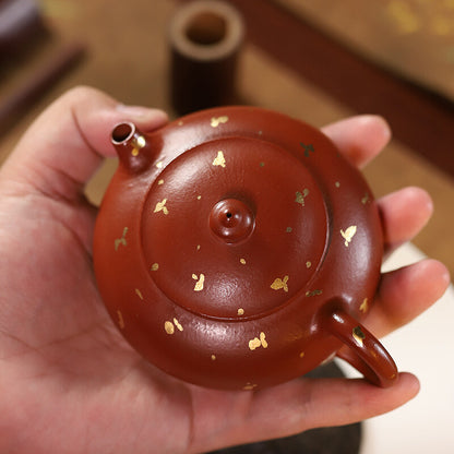 180ml Full Handmade Tea Pot Original Ore Real Yixing Zisha Zhu Clay Master Pot