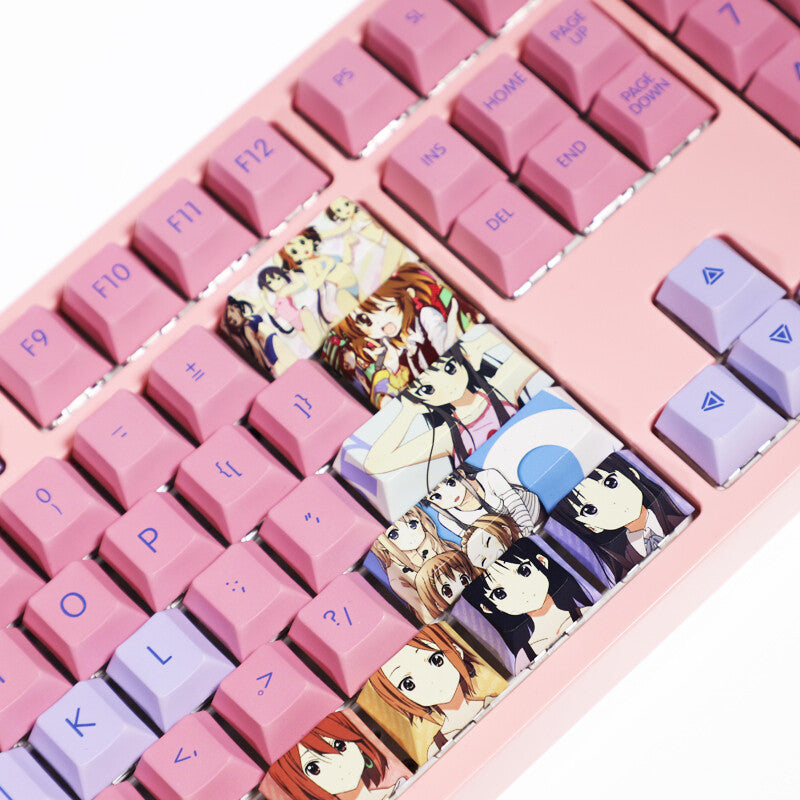 108 Keys PBT Keycap Set F/Mechanical Keyboard Fast Ship Stock Anime K-ON！
