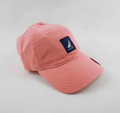 Nautica Hat 100% Cotton Outdoor Sport Baseball Cap Pink Adjustable Rare Outdoor
