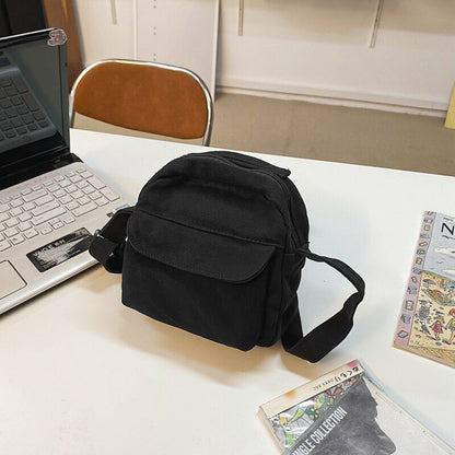 Canvas Messenger Bag Women Nylon Crossbody Bag Mini Handbags Summer Shoulder Bag