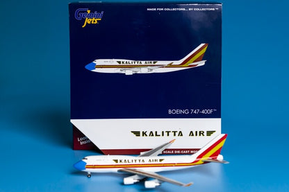 GeminiJets KALITTA AIR for BOEING B747-400F N744CK 1/400 plane Pre-builded Model