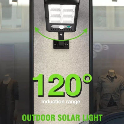 Lampara Solar con Control Remoto Exteriores LED Gran Potencia Sensor Movimiento