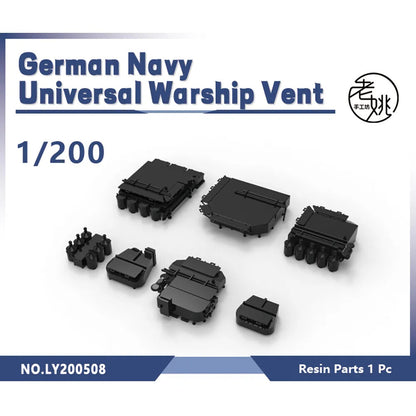 Yao's Studio LY200508 1/200 Model Upgrade German Navy Universal Warship Vent