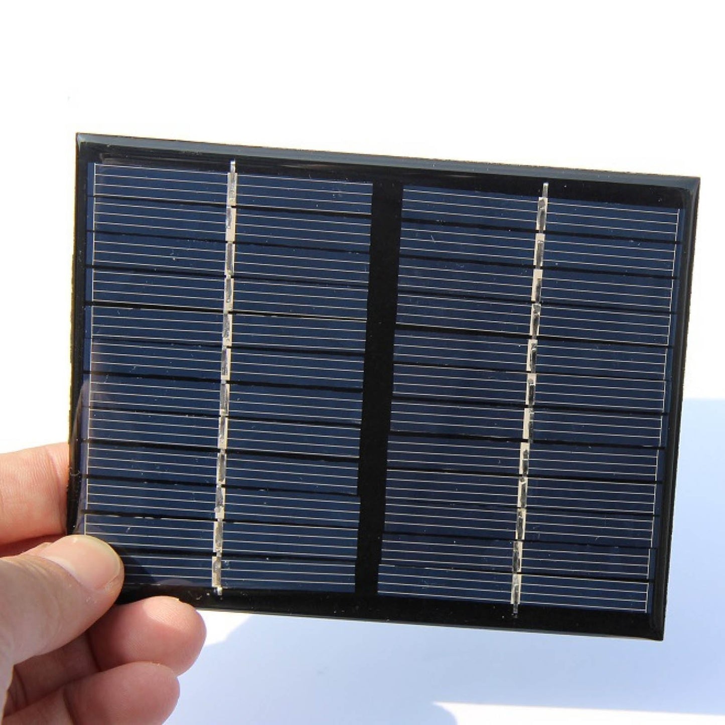 2Pcs Solar Panel Cell Module Epoxy Charger For Charging Cellphones DC Batteries