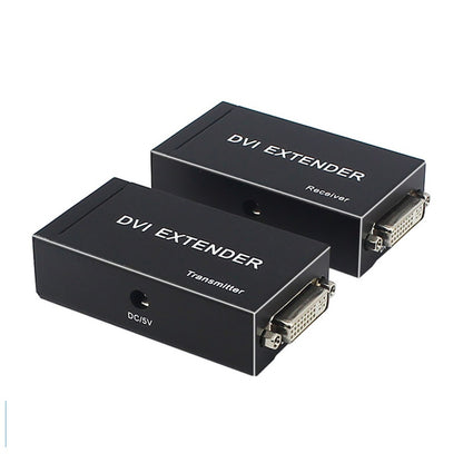 1080P 3D DVI Extender Transmitter&Receiver Via Rj45 Cat5e Cat6 Cable 60m To HDMI