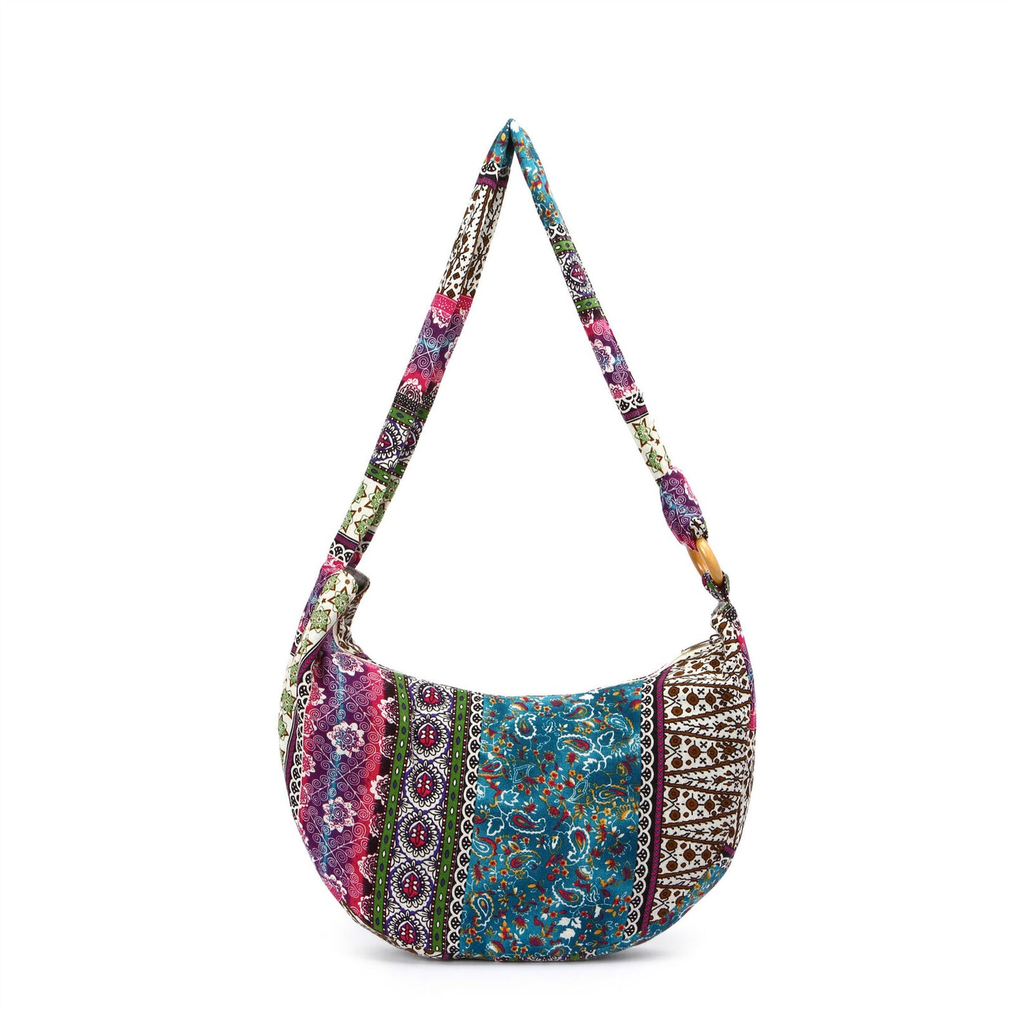 SALE Thai Hippie Boho Hobo Sling Shoulder Crossbody Bag Purse Ethnic Boho Lined