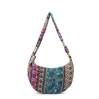 SALE Thai Hippie Boho Hobo Sling Shoulder Crossbody Bag Purse Ethnic Boho Lined