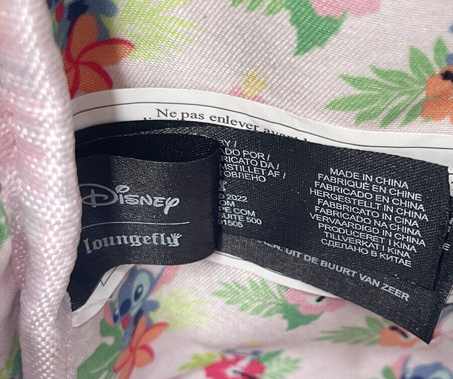 Disney Loungefly Lilo Skirt Mini Backpack Gift Cute Luau Hula Stitch Bag Blue