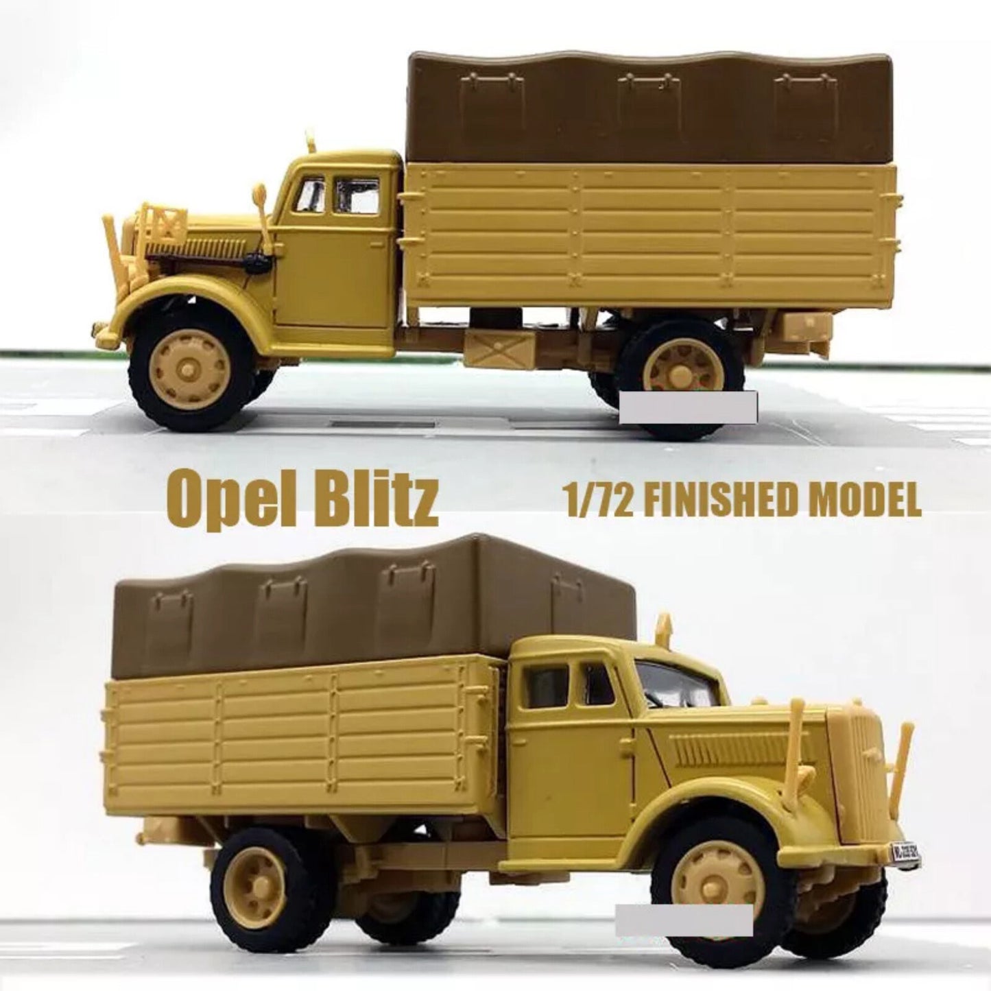 8.5cm Diecast Alloy 1/72 Scale WWII German Opel Blitz Truck Model Toy Gift