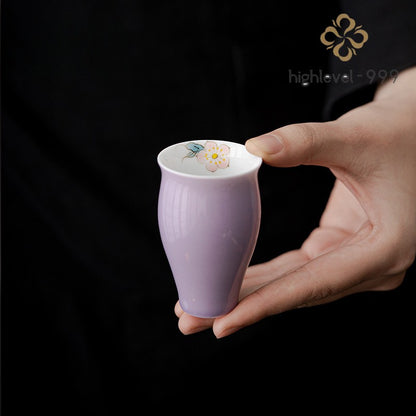 50ml Chinese Ceramic Handpainted Tea Tasting Cup Master Cup Kung Fu Teaware